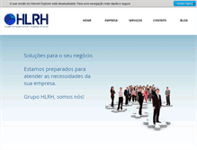 Tablet Screenshot of hlrh.com.br